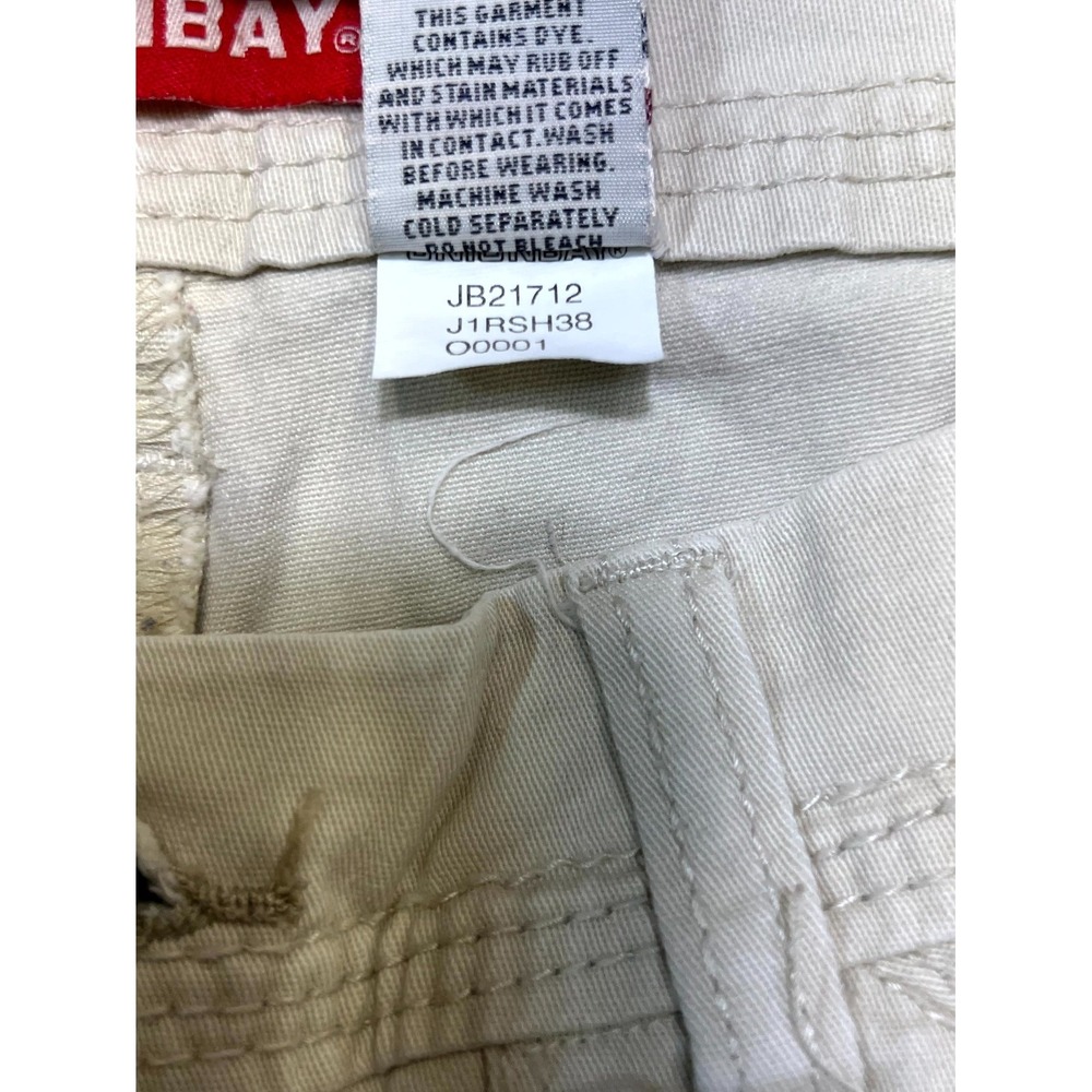 UNIONBAY Chino Shorts Womens Size 5 White Cotton Stretch Utility High Waisted - Picture 9 of 11